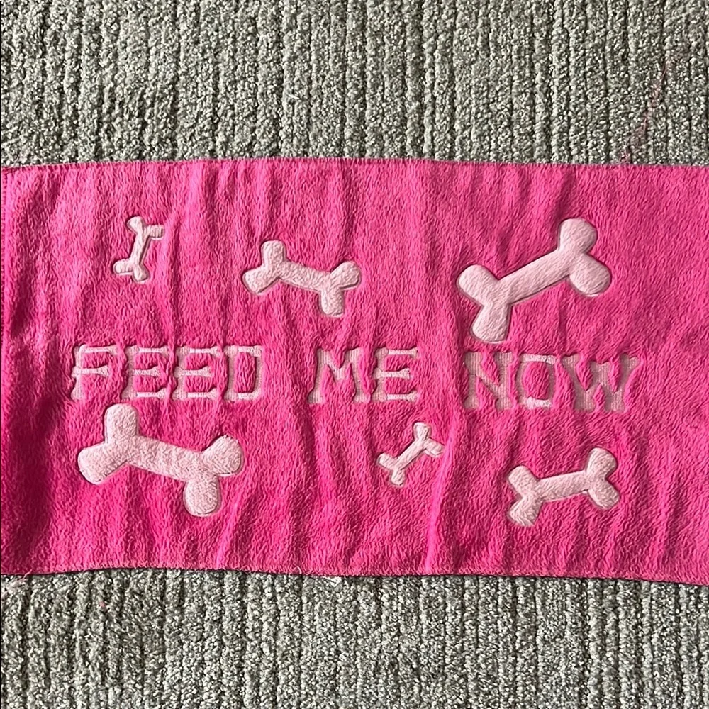 Pink Dog Feeding Mat
